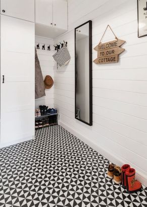 black and white tiles Australia
